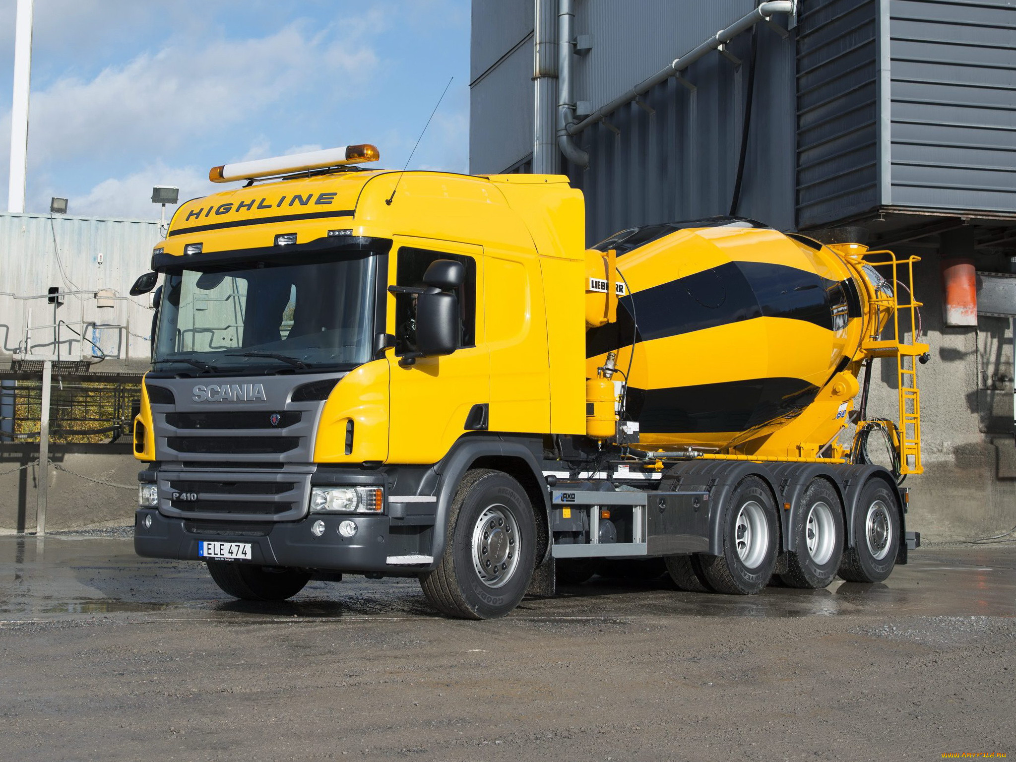 , scania, mixer, highline, p410